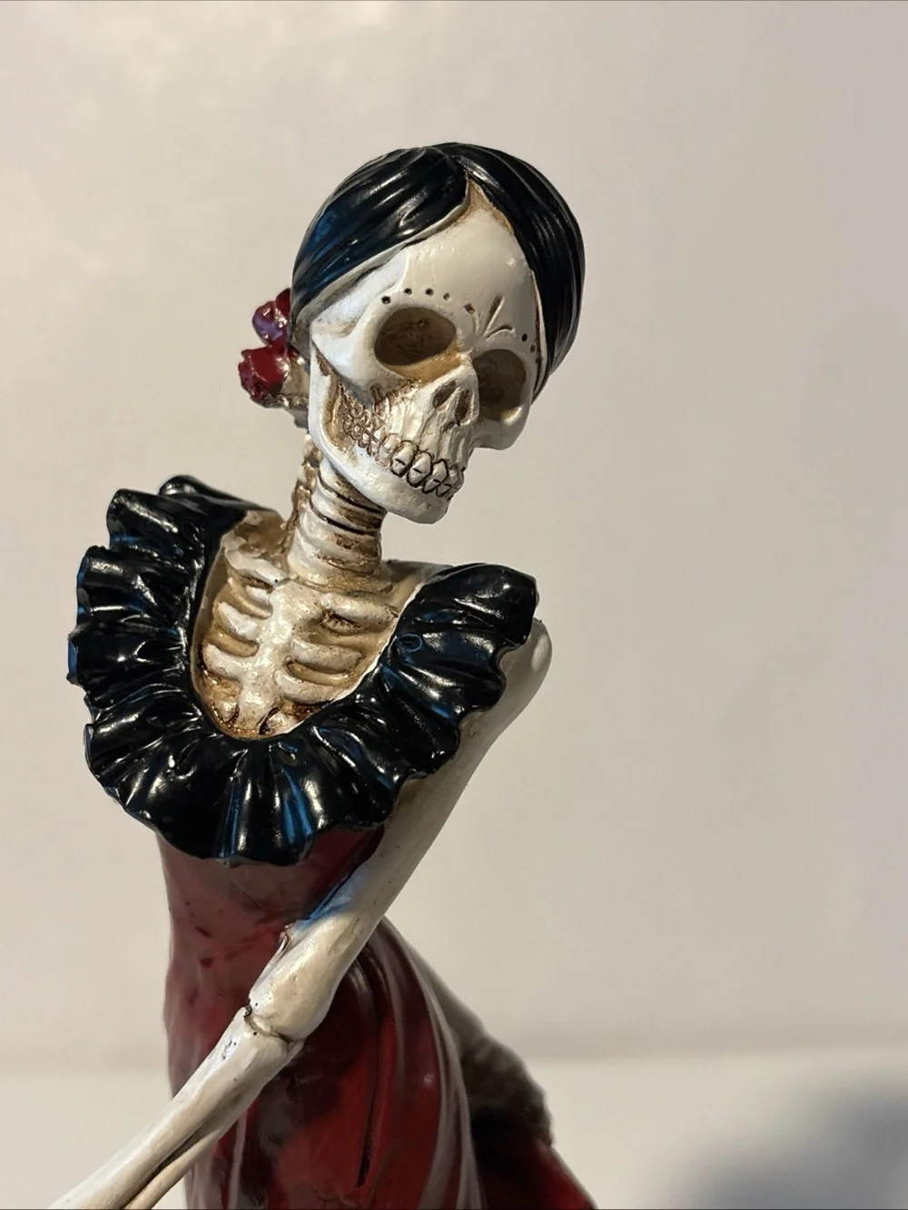 10” Resin Catrina Day Of The Dead By Bella Luxx NWT